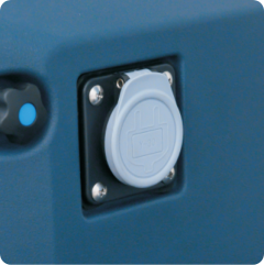E130 Floor Scrubber Aviation plug design,<br> waterproof