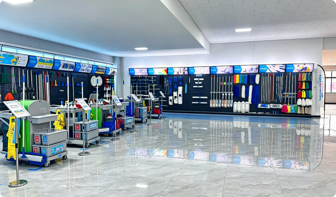 Customized showroom setups - ELEREIN partner advantage image - ELEREIN commercial cleaning equipment