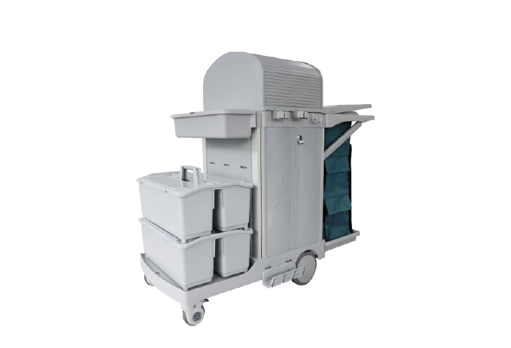 S-TB160 S Series Multifunctional Cleaning Cart with Auto Brakes product image