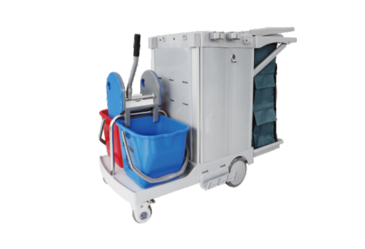 S-TB45 S Series Multifunctional Cleaning Cart with Auto Brakes product image