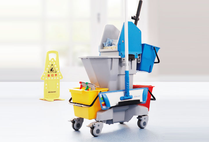 Squeezing Bucket 25L Cleaning Cart product image 1