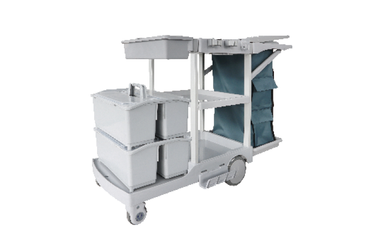 S-TB40 S Series Multifunctional Cleaning Cart with Auto Brakes product image
