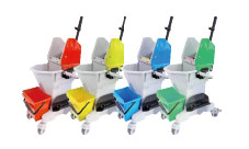 Squeezing Bucket 25L Cleaning Cart ZS-15-RY/B/G