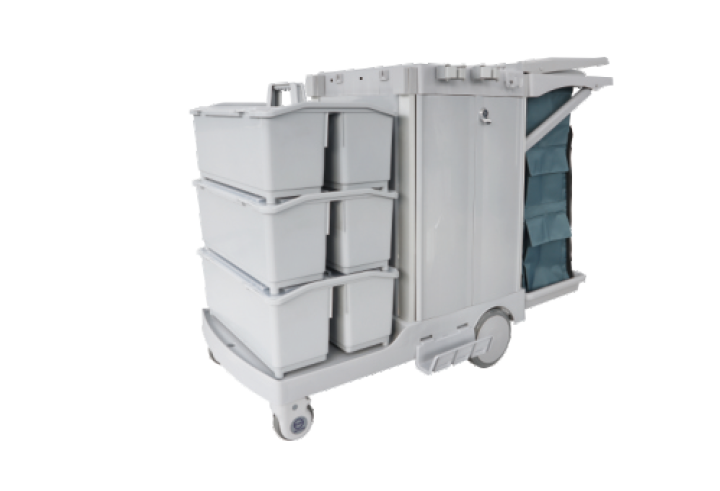 S-TB70 S Series Multifunctional Cleaning Cart with Auto Brakes product image