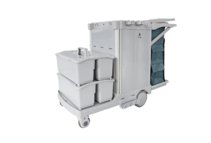 S-TB65 S Series Multifunctional Cleaning Cart with Auto Brakes product image