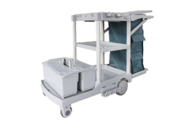 S-TB15 S Series Multifunctional Cleaning Cart with Auto Brakes product image 1
