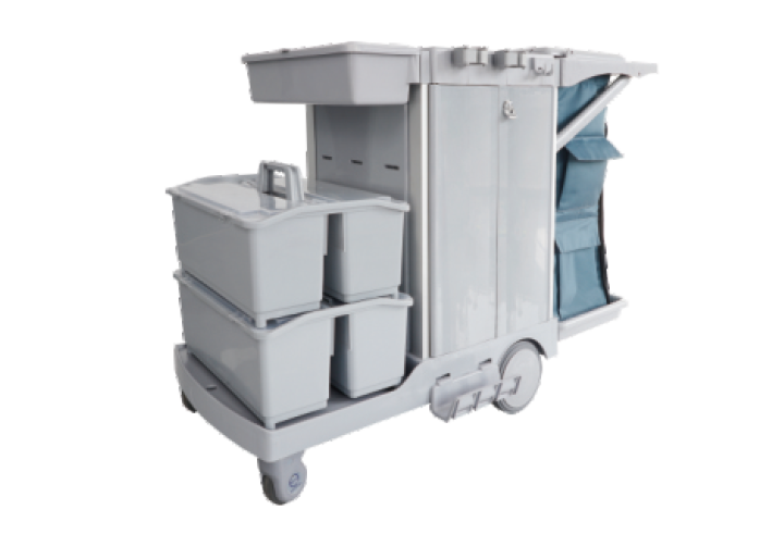 S85 S Series Multifunctional Cleaning Cart with Auto Brakes product image 1