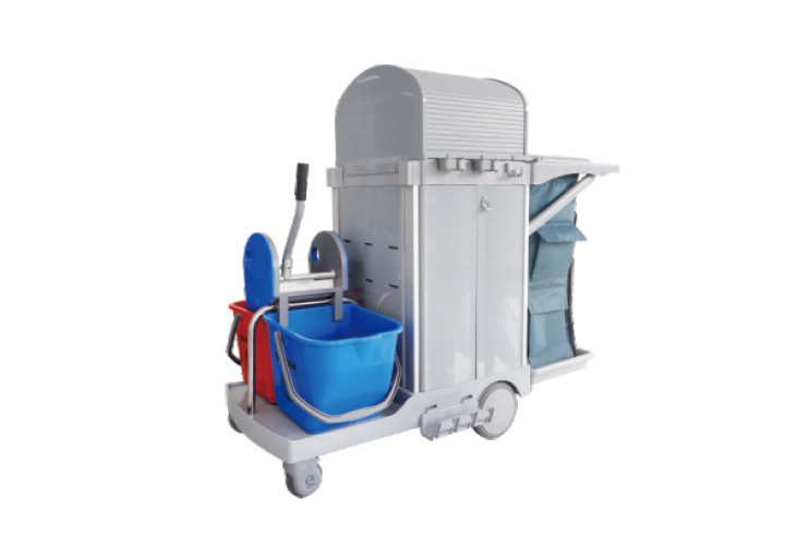 S165 S Series Multifunctional Cleaning Cart with Auto Brakes product image
