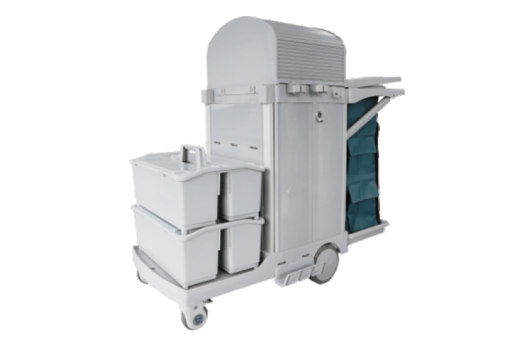 S-TB130 S Series Multifunctional Cleaning Cart with Auto Brakes product image 1