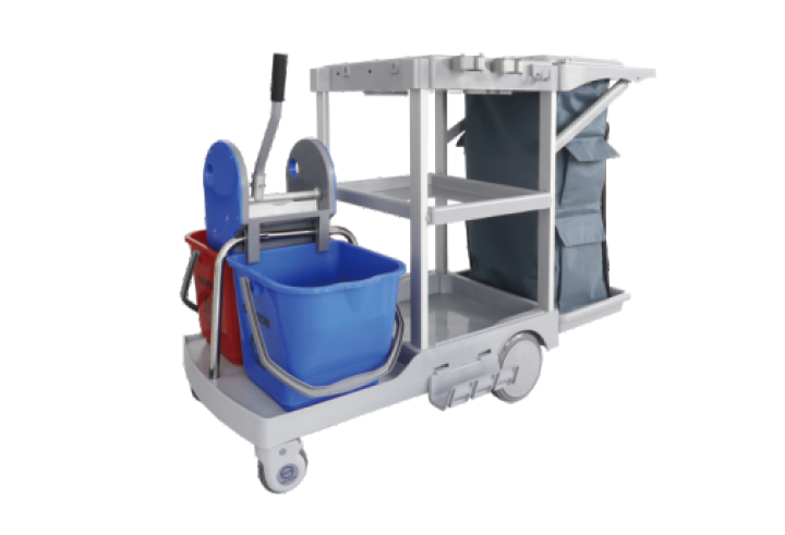 S45 S Series Multifunctional Cleaning Cart with Auto Brakes product image