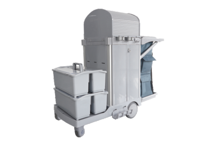 S160 S Series Multifunctional Cleaning Cart with Auto Brakes product image 1