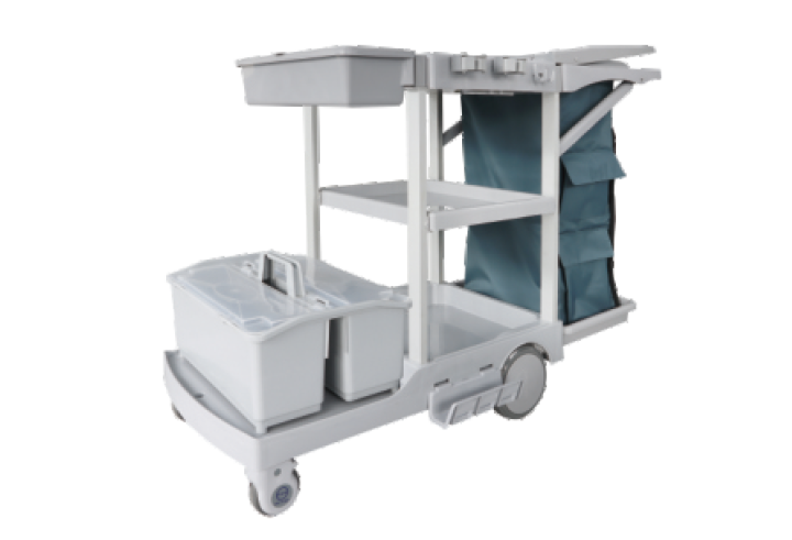 S-TB35 S Series Multifunctional Cleaning Cart with Auto Brakes product image 1
