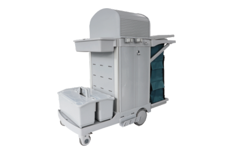 S-TB155 S Series Multifunctional Cleaning Cart with Auto Brakes product image 1