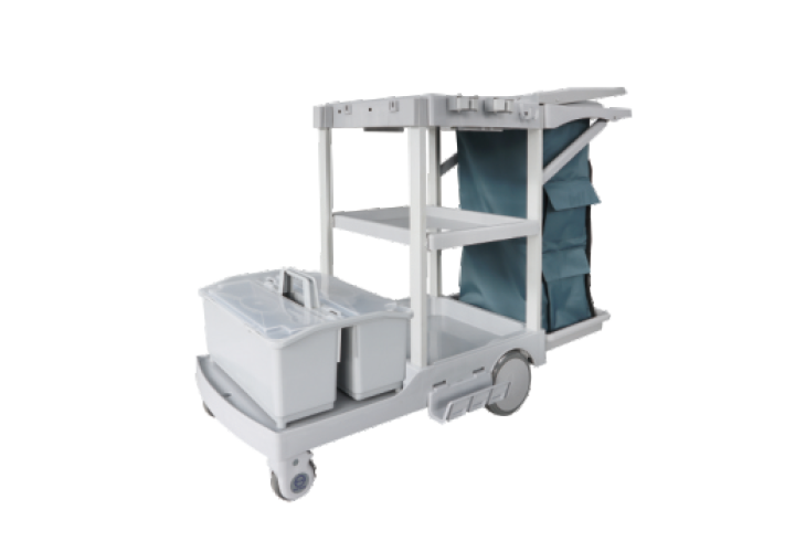 S-TB15 S Series Multifunctional Cleaning Cart with Auto Brakes product image