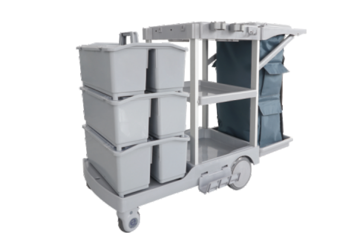 S25 S Series Multifunctional Cleaning Cart with Auto Brakes product image 1