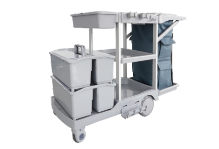 S40 S Series Multifunctional Cleaning Cart with Auto Brakes product image 1