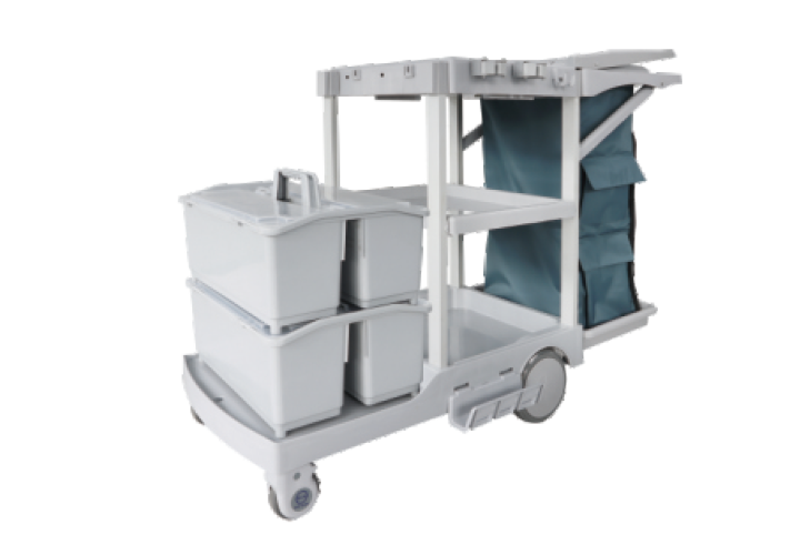 S-TB20 S Series Multifunctional Cleaning Cart with Auto Brakes product image 1