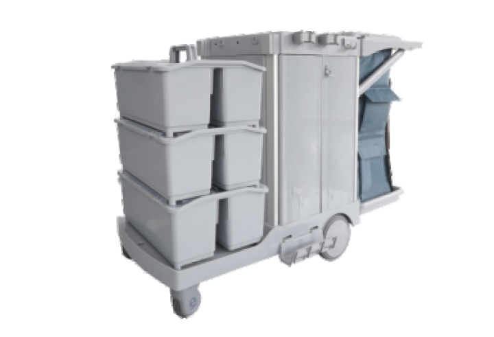 S70 S Series Multifunctional Cleaning Cart with Auto Brakes product image 1