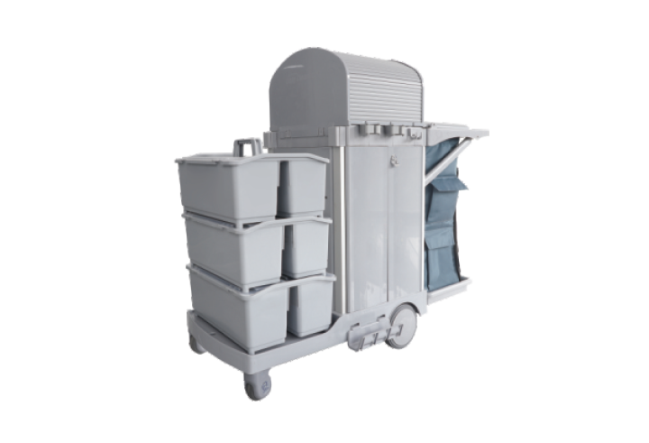 S135 S Series Multifunctional Cleaning Cart with Auto Brakes product image
