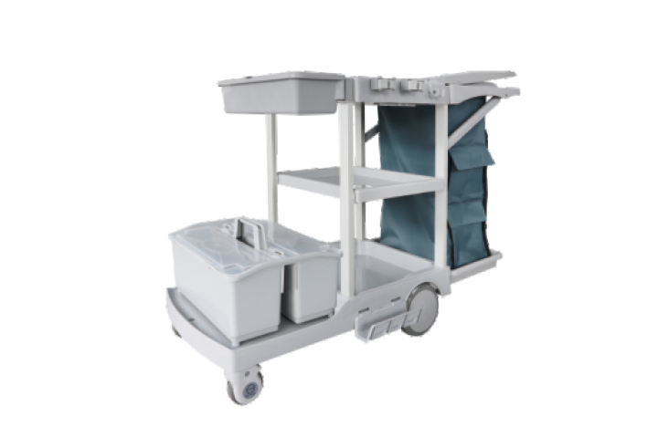 S-TB35 S Series Multifunctional Cleaning Cart with Auto Brakes product image