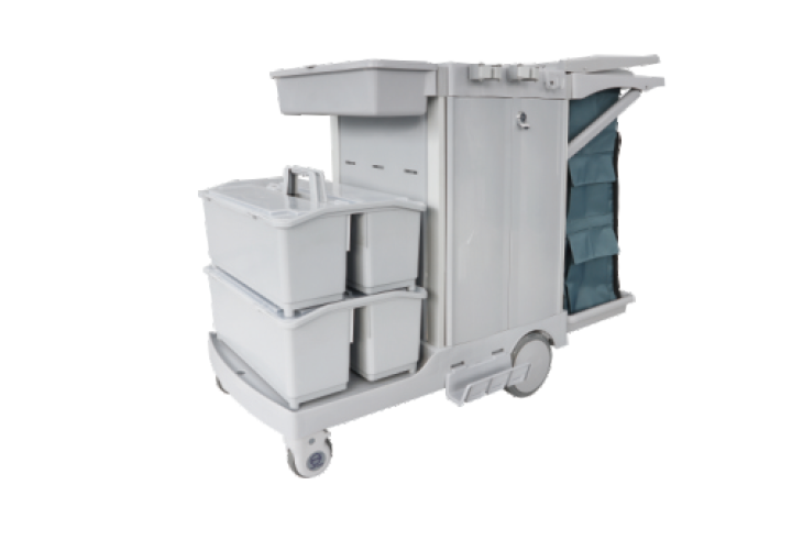 S-TB85 S Series Multifunctional Cleaning Cart with Auto Brakes product image