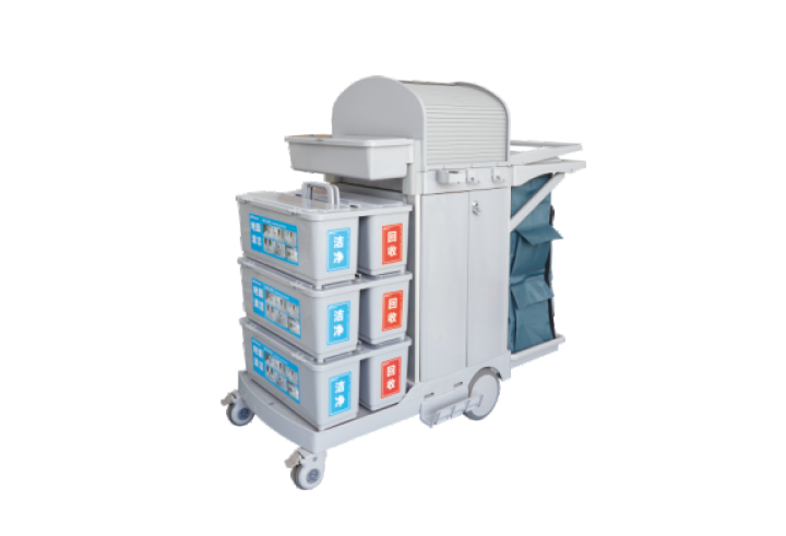 S-TB180 S Series Multifunctional Cleaning Cart with Auto Brakes product image