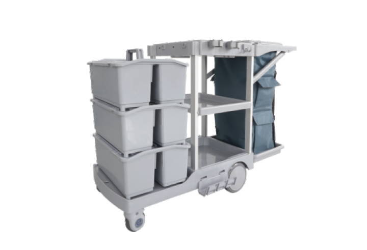 S25 S Series Multifunctional Cleaning Cart with Auto Brakes product image