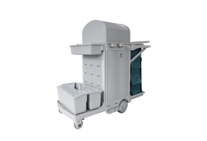 S-TB155 S Series Multifunctional Cleaning Cart with Auto Brakes product image
