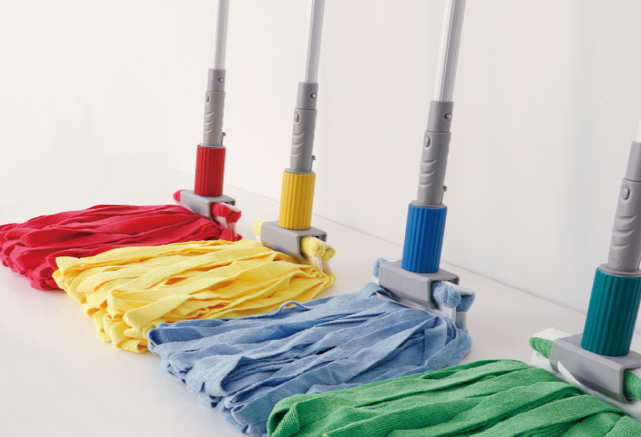 SJ-D14R/Y/B/G Quick connect towel floor mop product image 1