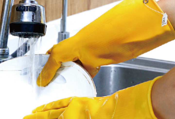 RG-100SRG-100MRG-100L Pure natural rubber gloves product image 1