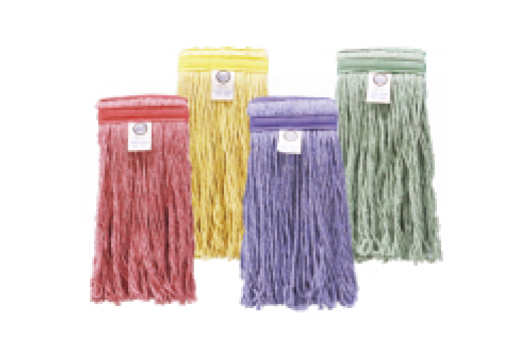 CM-20-R/Y/B/G Pure Cotton Floor Mop Head product image 1