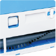 E60 Walk behind floor scrubber Roll brush design