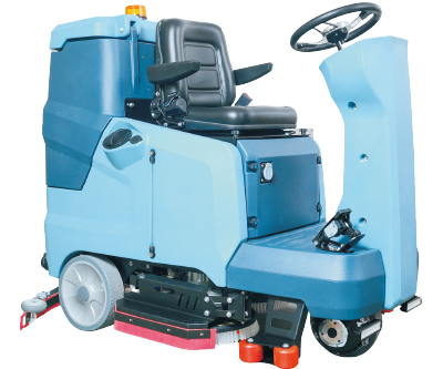 E100 Ride on floor scrubber product image 1