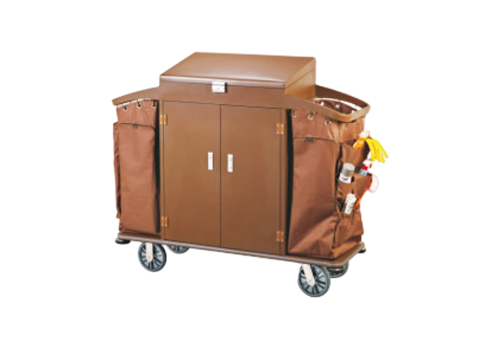 C-38B Steel Housekeeping Cleaning Service Trolley product image 1